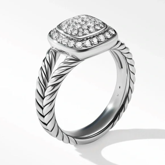 David Yurman Petite Albion® Ring with Diamonds - Picture 2 of 5